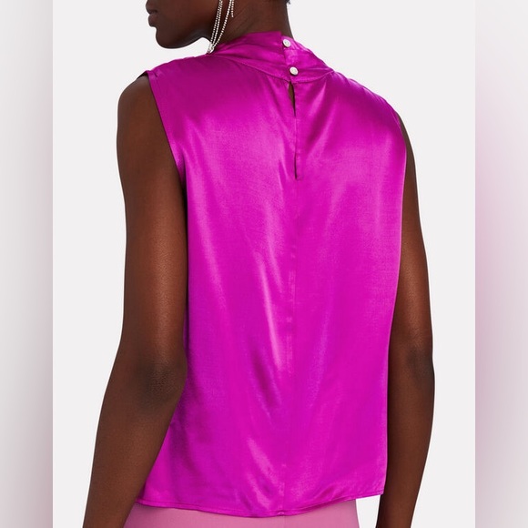 NWOT Rails Kaleen Ruched Funnel Neck Top Size Medium - Picture 4 of 12